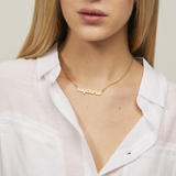 Sagittarius Zodiac Necklace in Gold