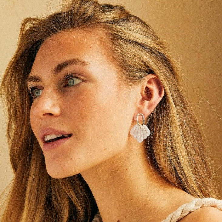 Ophelia Earrings in Silver